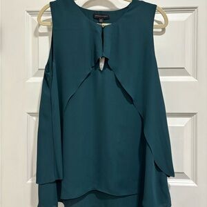 Banana Republic Teal Sleeveless Blouse